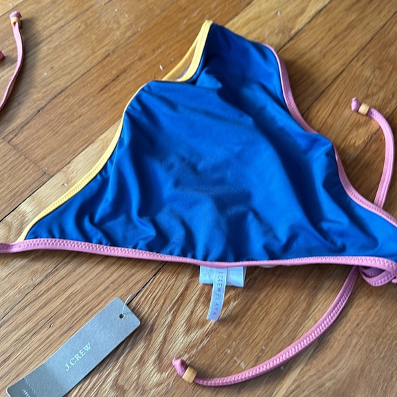 J Crew Playa Miami bikini bottom -blue multi NWT - Picture 4 of 10